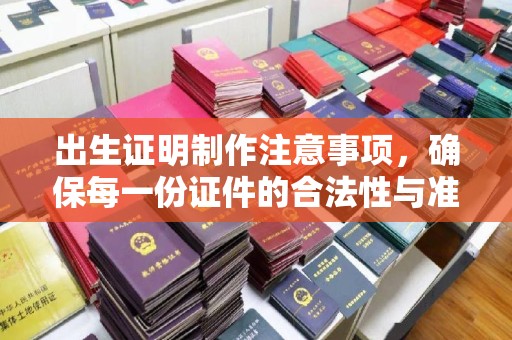 芙蓉出生证明制作注意事项，确保每一份证件的合法性与准确性